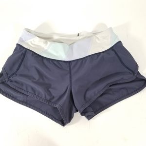 Lululemon, Speed Short, Cadet Blue, Size 4